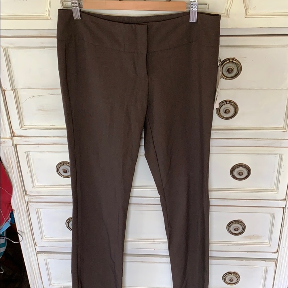 Kenneth Cole Amanda pant in chocolate heather
